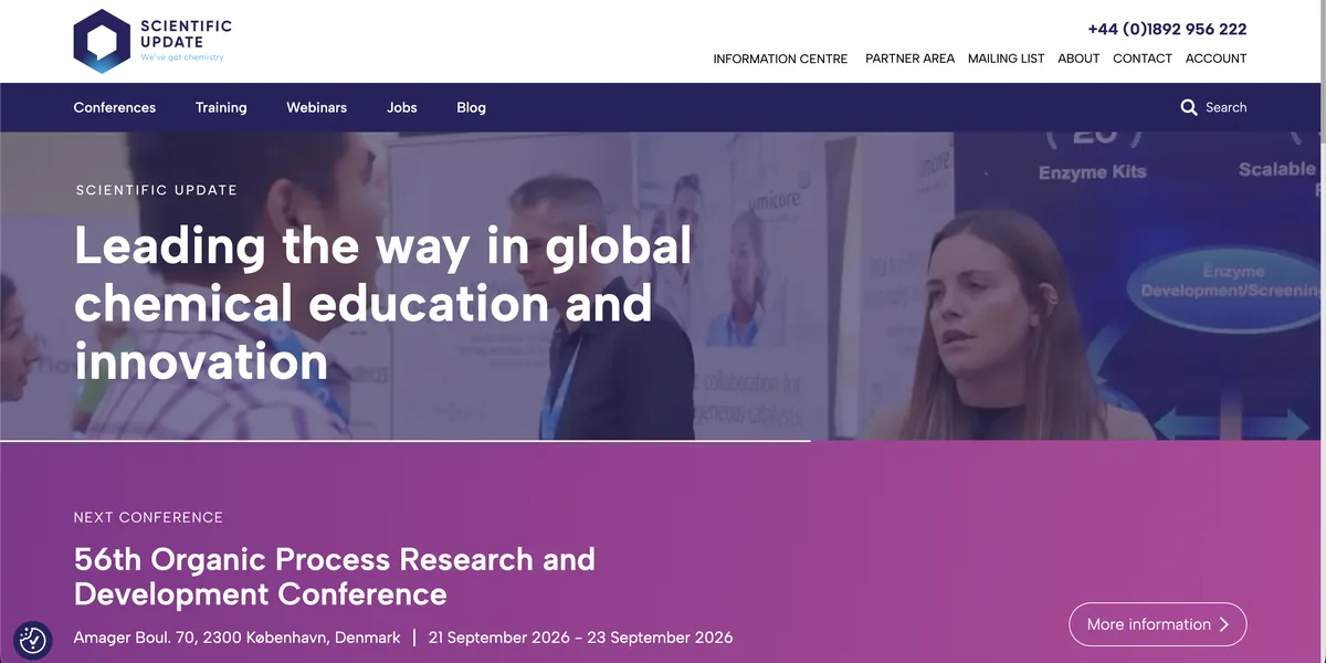 The Scientific Update website as Coullweb rebuilt it