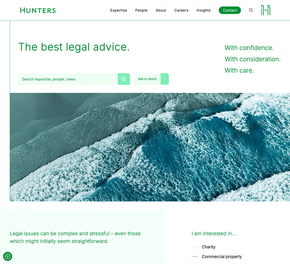 The Hunters website